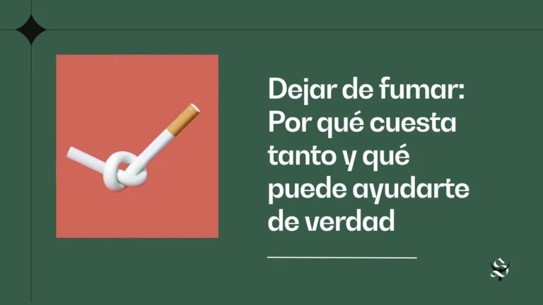 Dejar de fumar: tratamientos y ayudas disponibles en farmacia